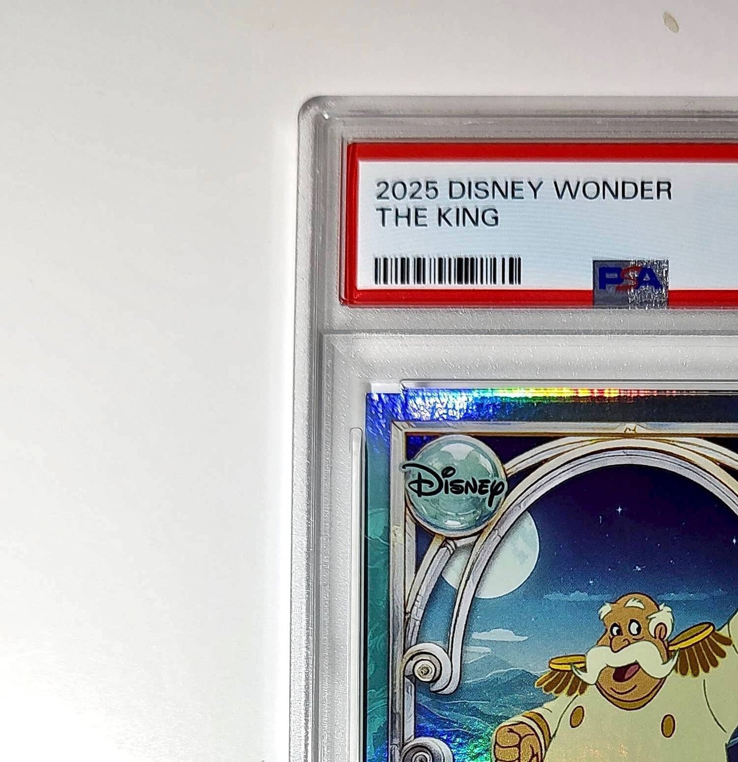 The King 2025 Topps Disney Wonder #112 Diamond Card Cinderella PSA 9
