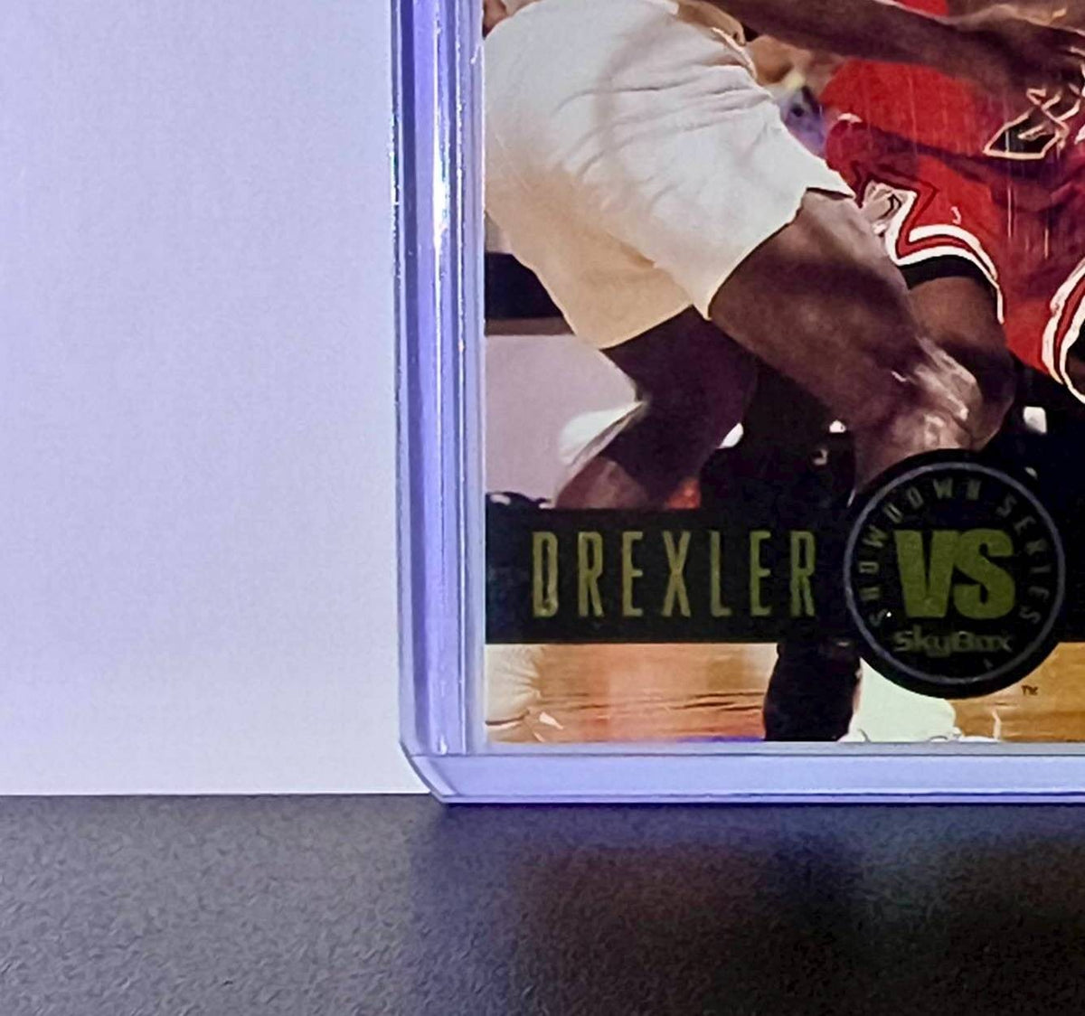 Michael Jordan 1993-94 Skybox Showdown Series VS Clyde Drexler #SS11 Card Bulls