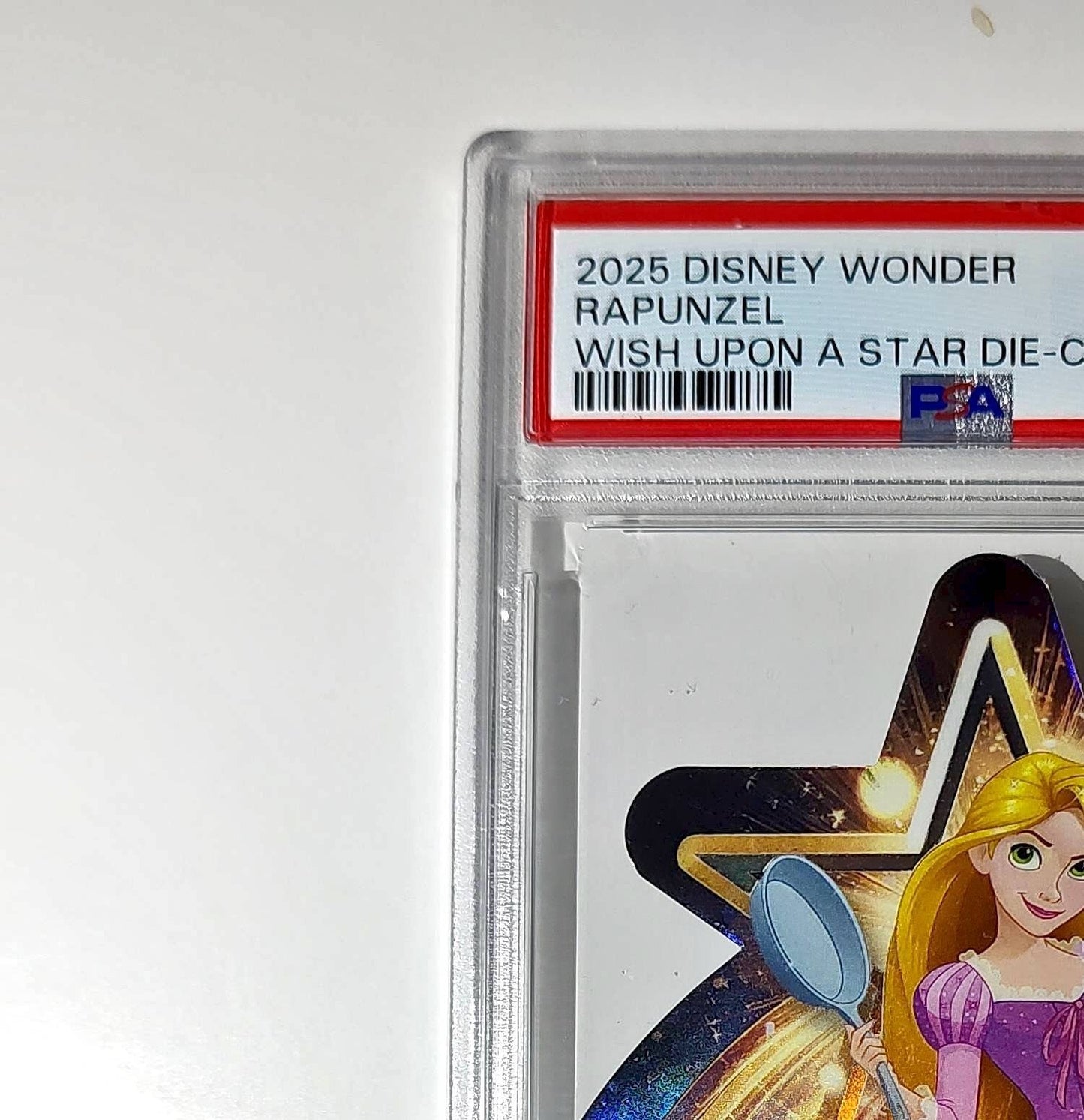 Rapunzel 2025 Topps Chrome Disney #W-16 Wish Upon A Star Die Cut Tangled PSA 9