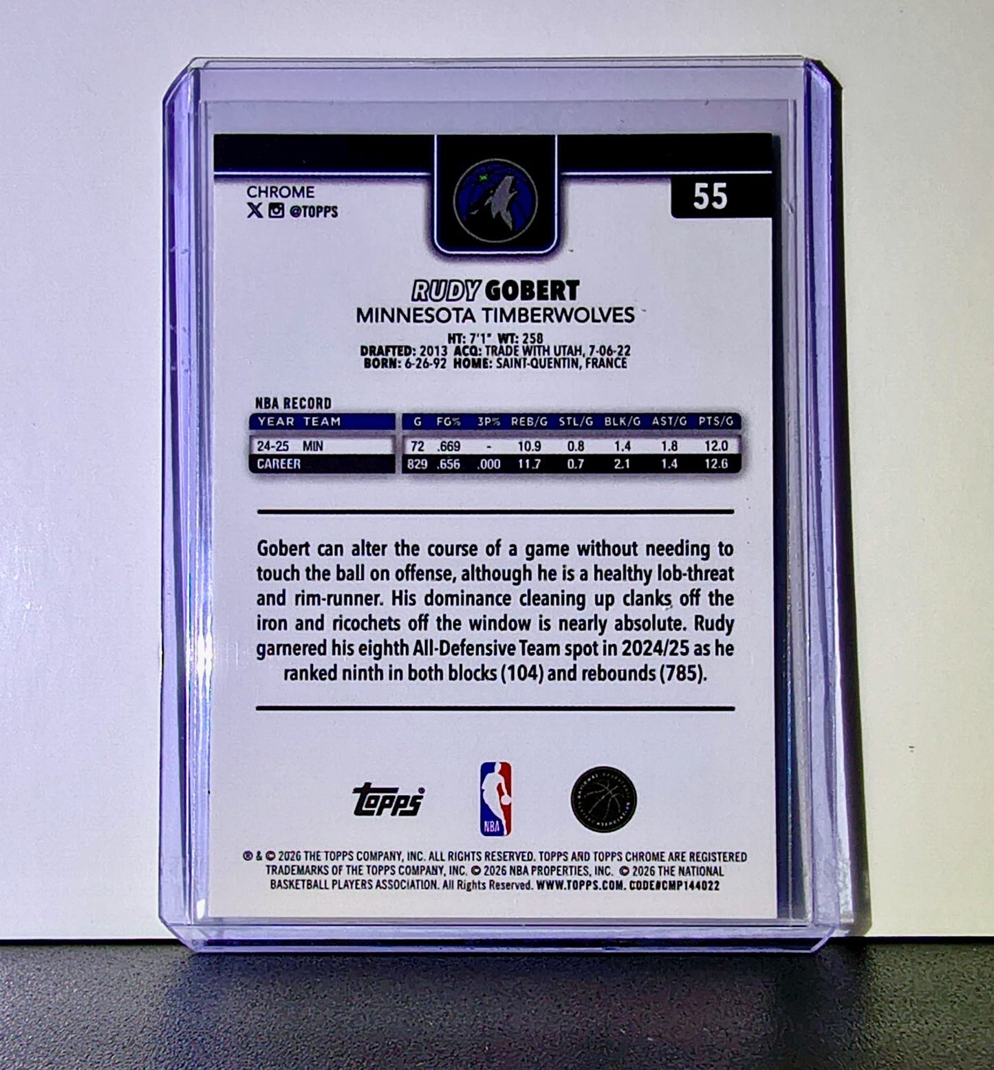 Jarrett Allen 2025-26 NBA Topps Chrome Update #55 Basketball Card Cavaliers