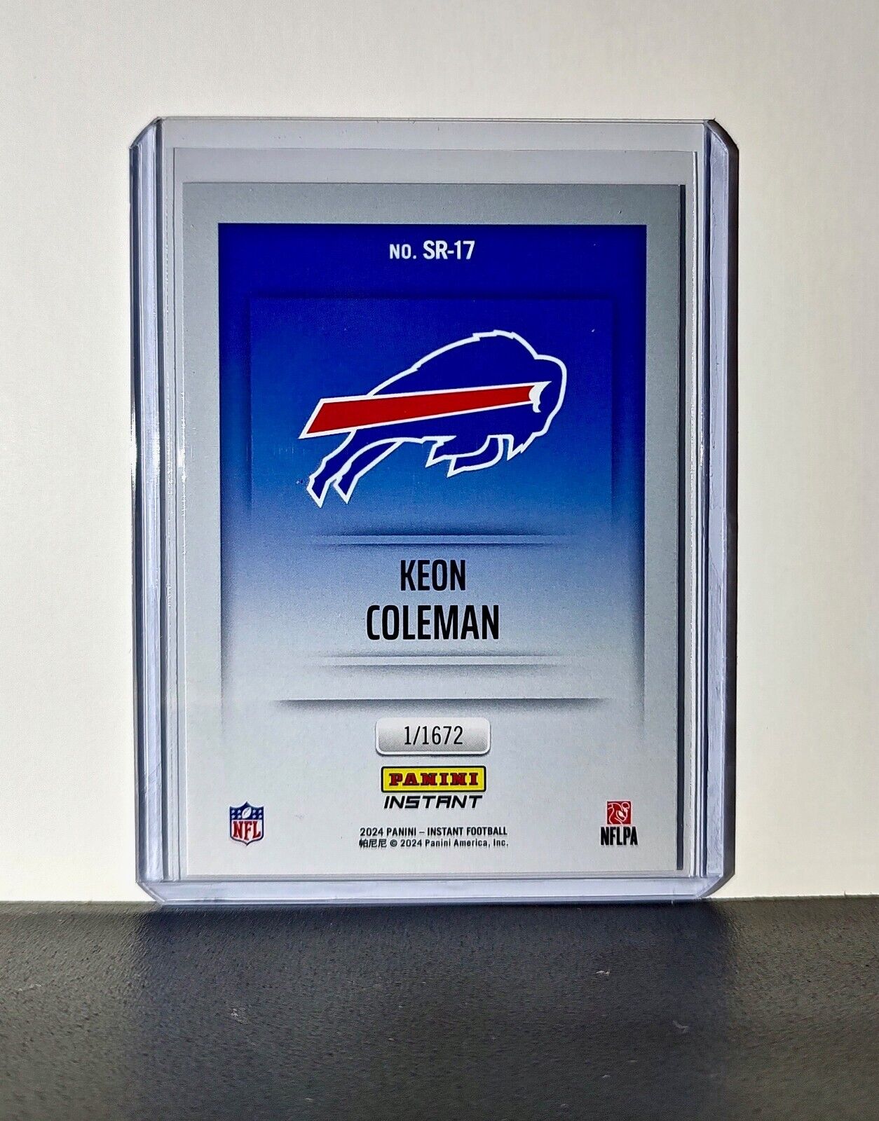 Keon Coleman 2024 Panini NFL #17 Studio Rookies Football Card Bills 1/1672
