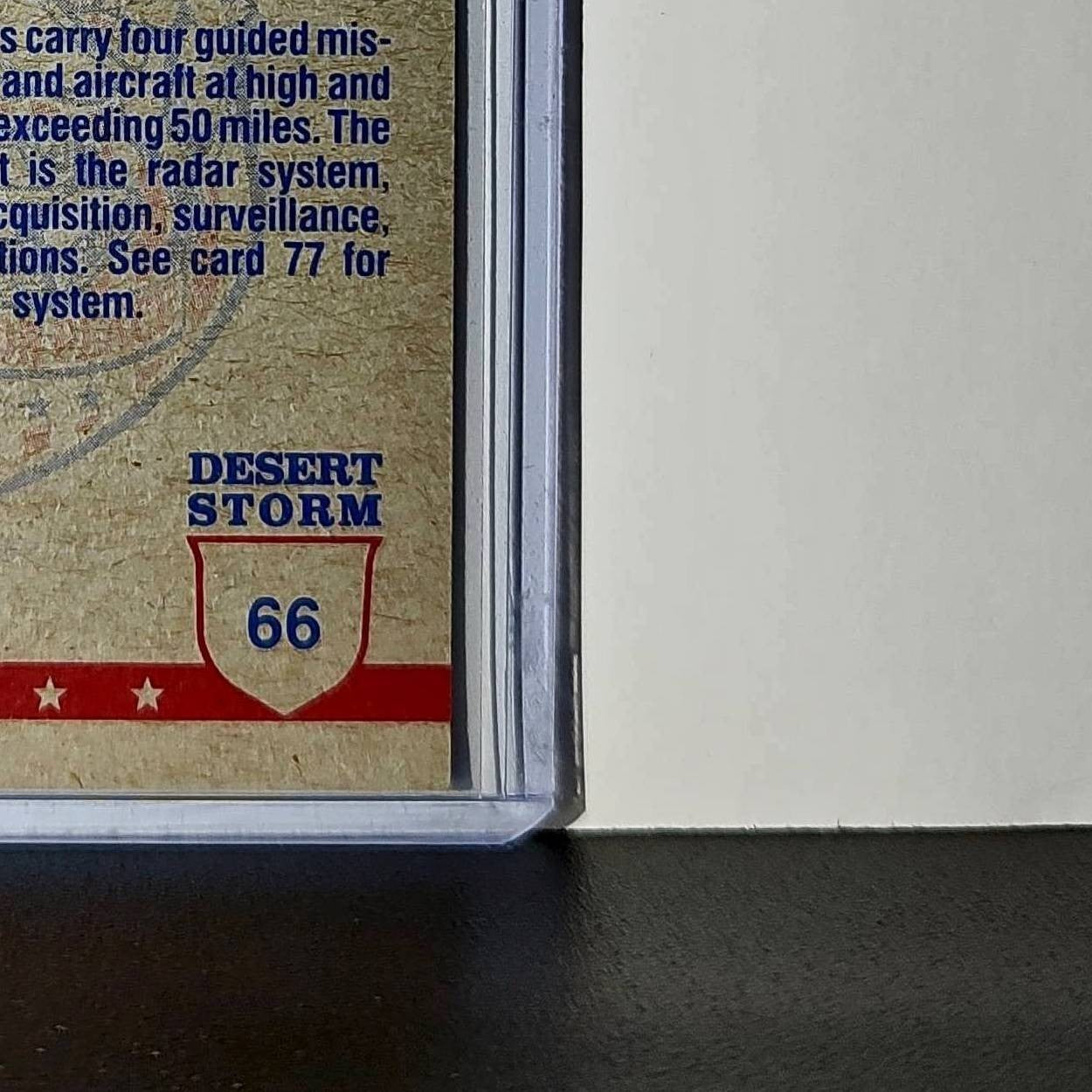 Patriot Control Center 1991 Topps Desert Storm #66 Card