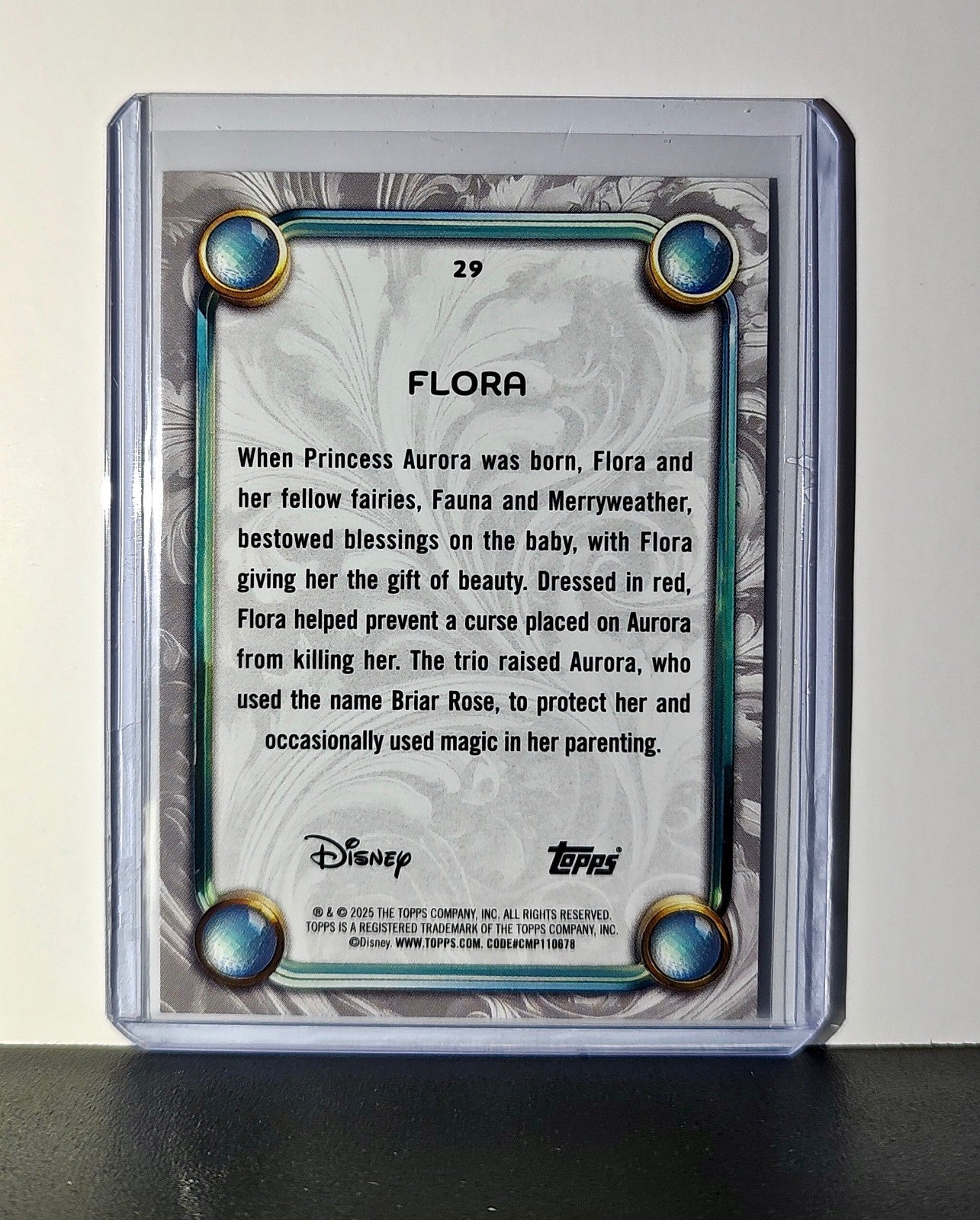 Flora 2025 Topps Disney Wonder #29 Card Sleeping Beauty