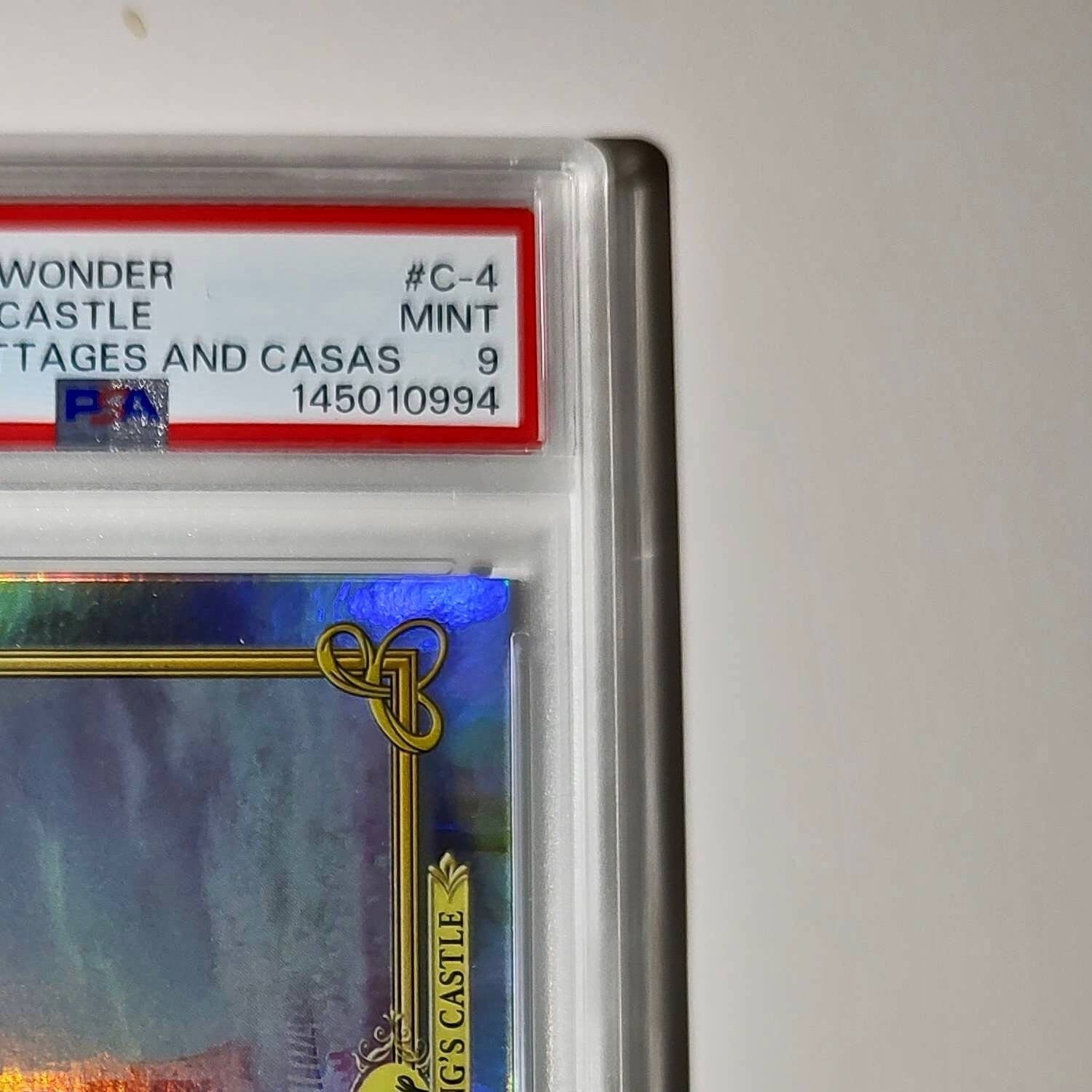 Prince Charming's Castle 2025 Topps Disney #C-4 Card Cinderella PSA 9