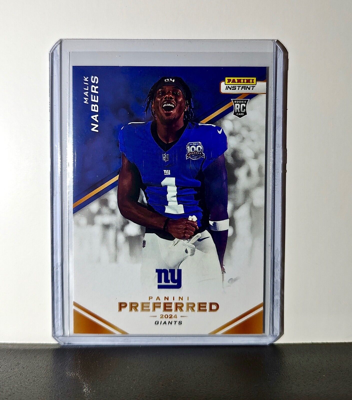Malik Nabers 2024 Panini Preferred NFL #32 Rookie Card New York Giants 1/335