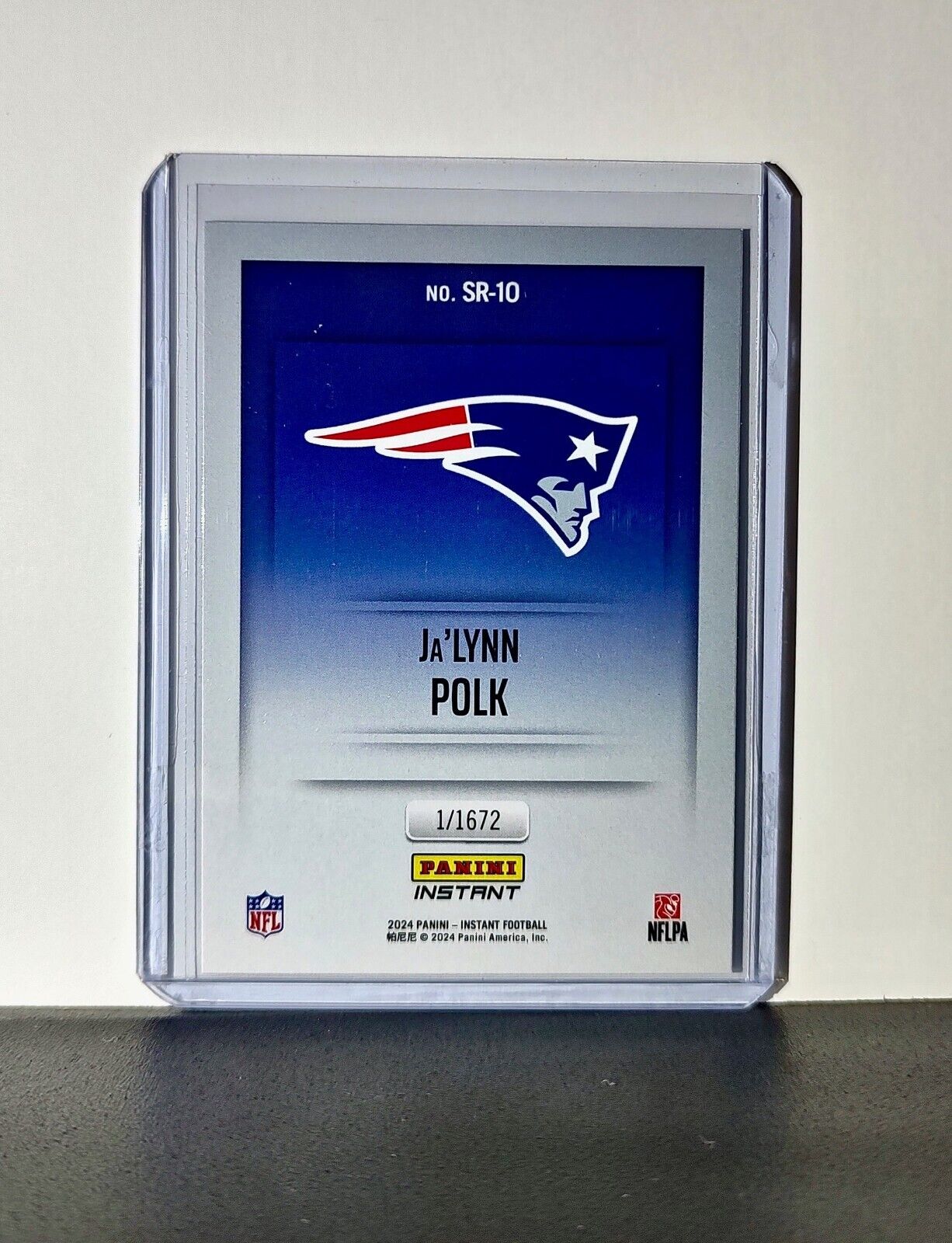 Ja'Lynn Polk 2024 Panini NFL Studio Rookies #10 Card New England Patriots 1/1672