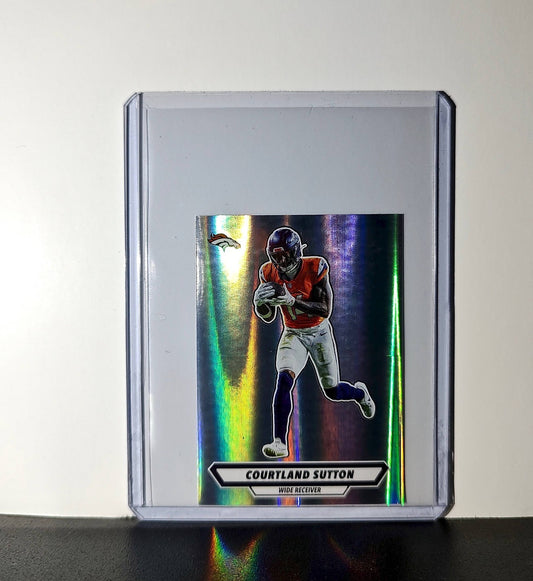 Courtland Sutton 2025 Panini NFL #231 Foil Sticker Denver Broncos