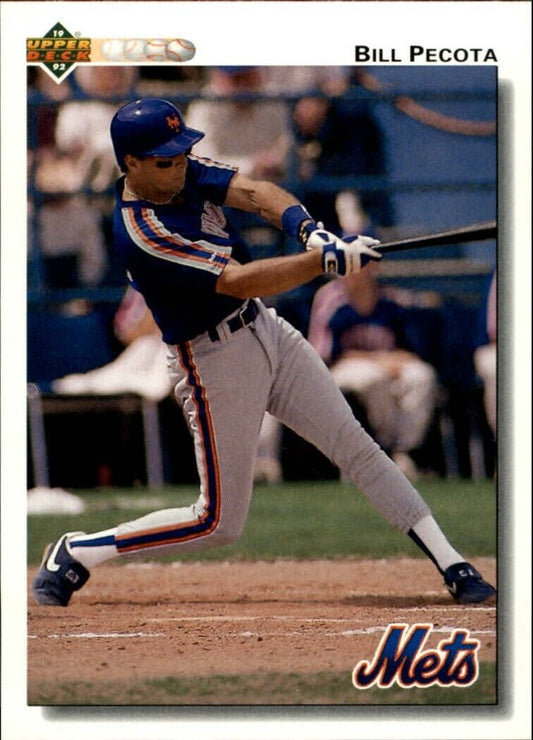 Bill Pecota 1992 Upper Deck MLB #793 Baseball Card New York Mets