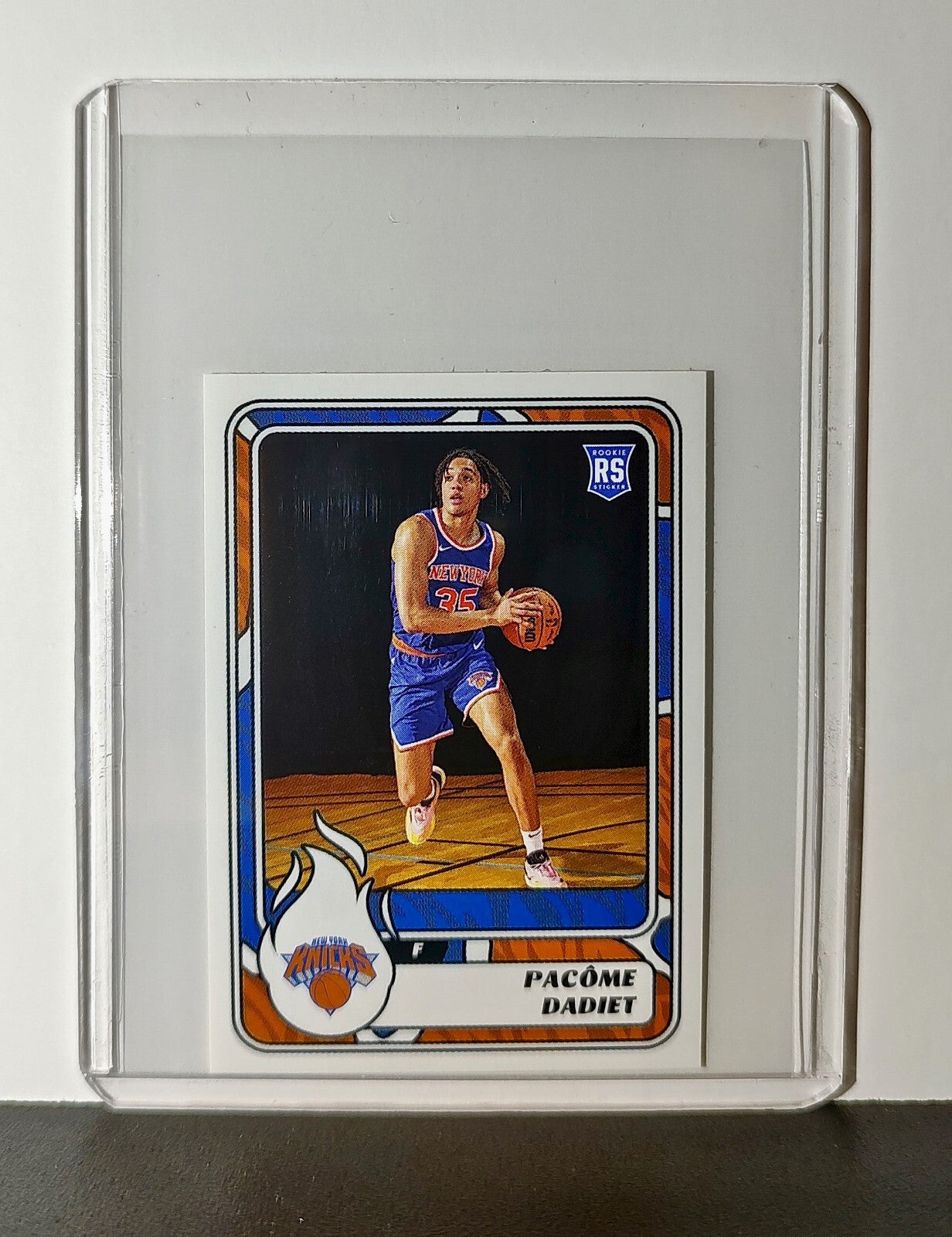 Pacôme Dadiet 2024-25 Panini NBA #237 Sticker Card New York Knicks