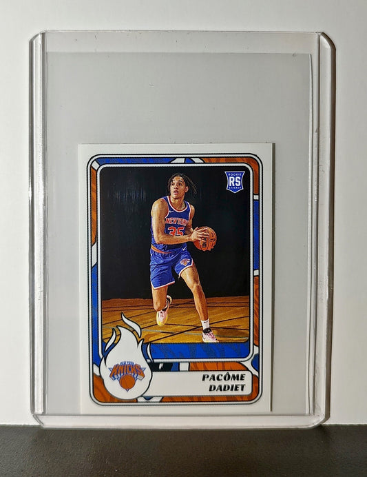 Pacôme Dadiet 2024-25 Panini NBA #237 Sticker Card New York Knicks