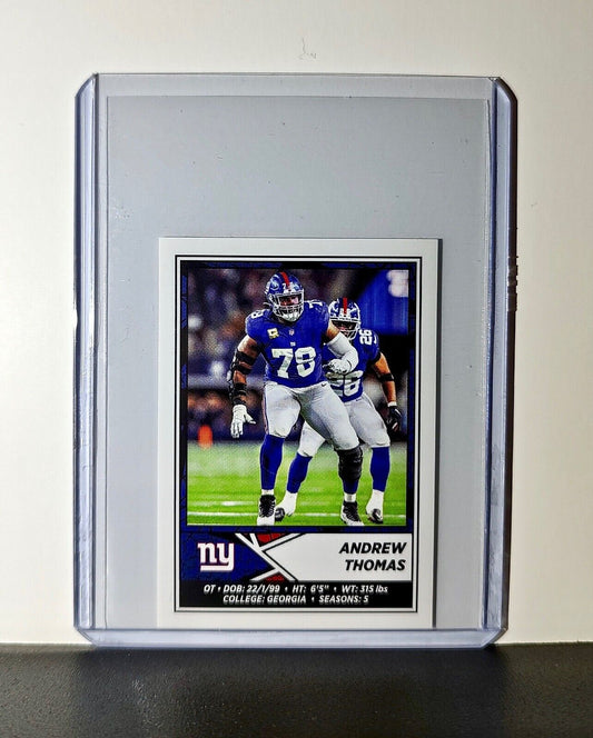 Andrew Thomas 2024 Panini NFL Sticker #319 New York Giants