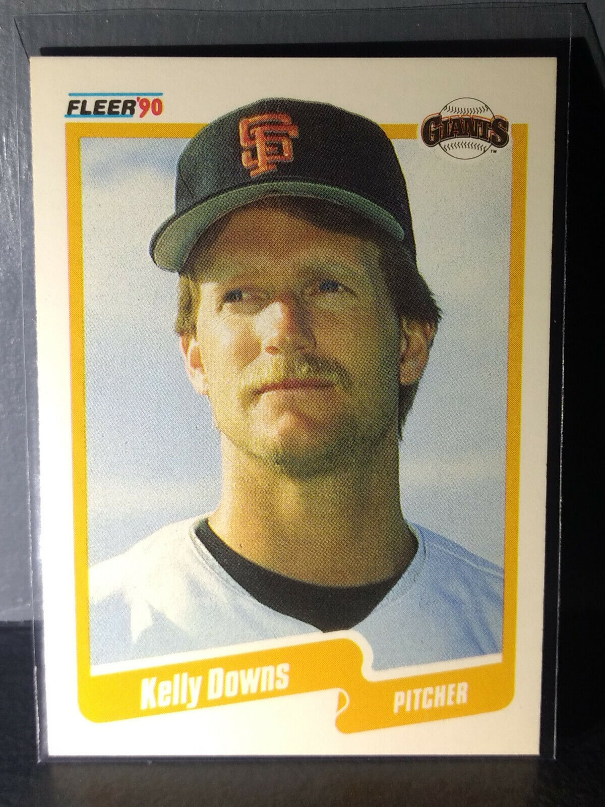 1990 Kelly Downs Fleer Baseball Card #55