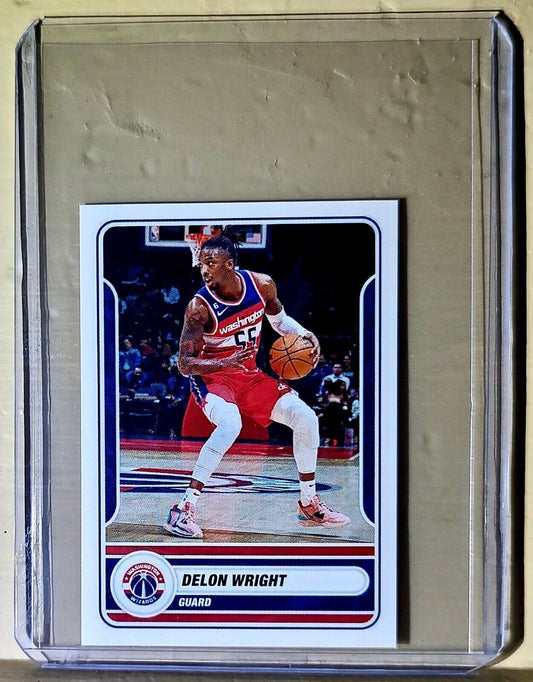 2023-24 Delon Wright Panini NBA Basketball #291 Sticker Washington Wizards