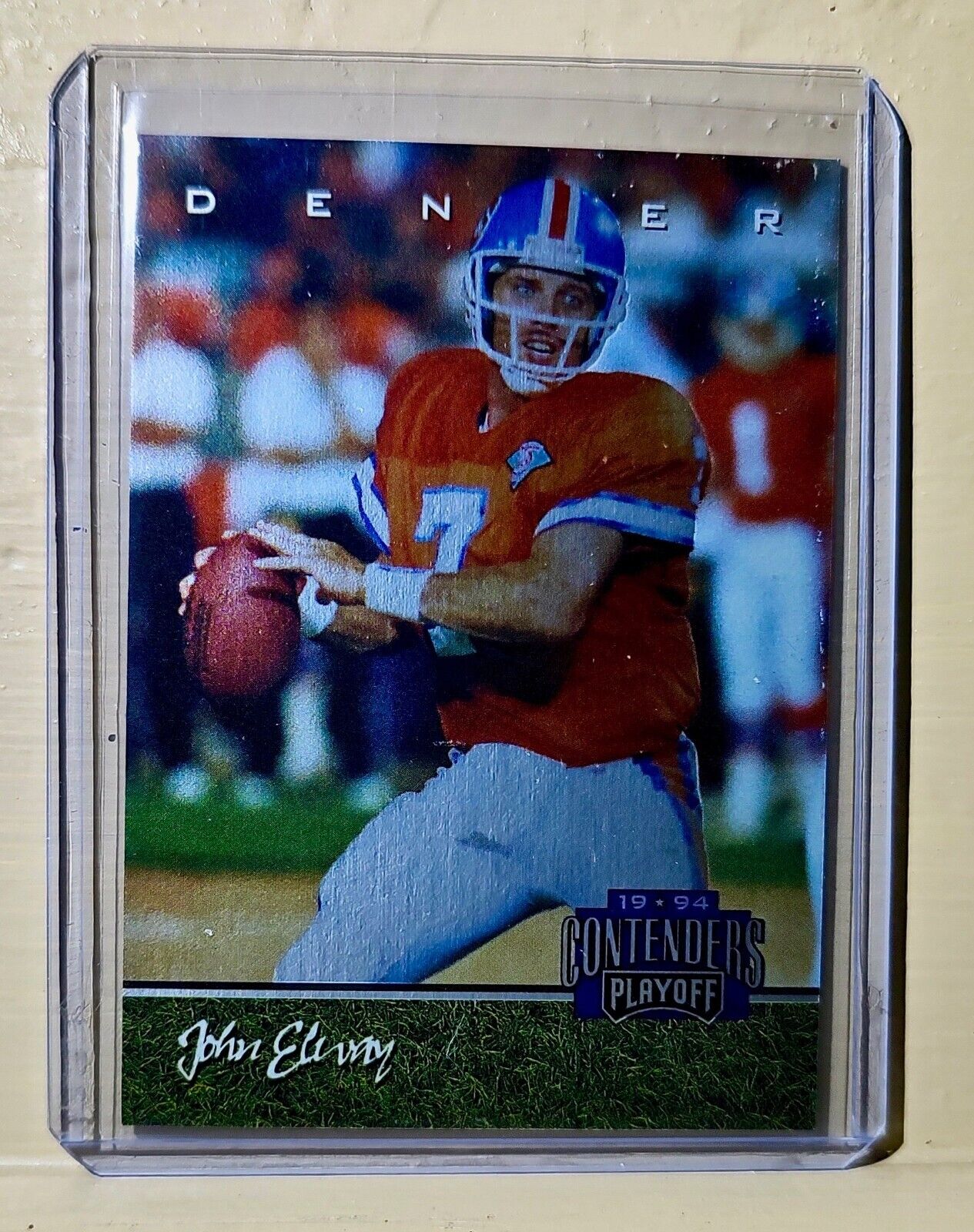 John Elway 1994 Playoff Contenders Football #44 NFL Card Denver Broncos