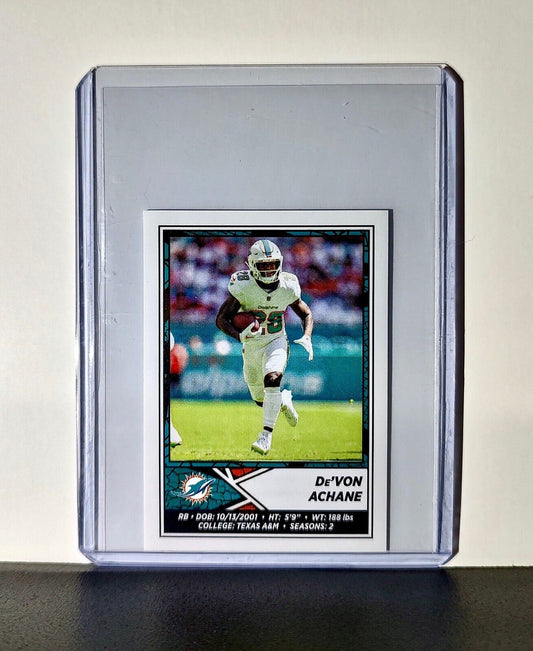 De'Von Achane 2024 Panini NFL Sticker #60 Miami Dolphins