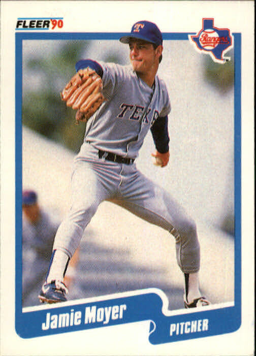 1990 Jamie Moyer Fleer Baseball Card #307