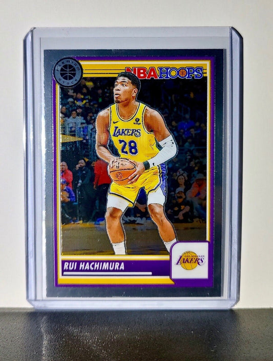 Rui Hachimura 2023-24 Panini Premium Stock NBA Hoops #24 Card Los Angeles Lakers