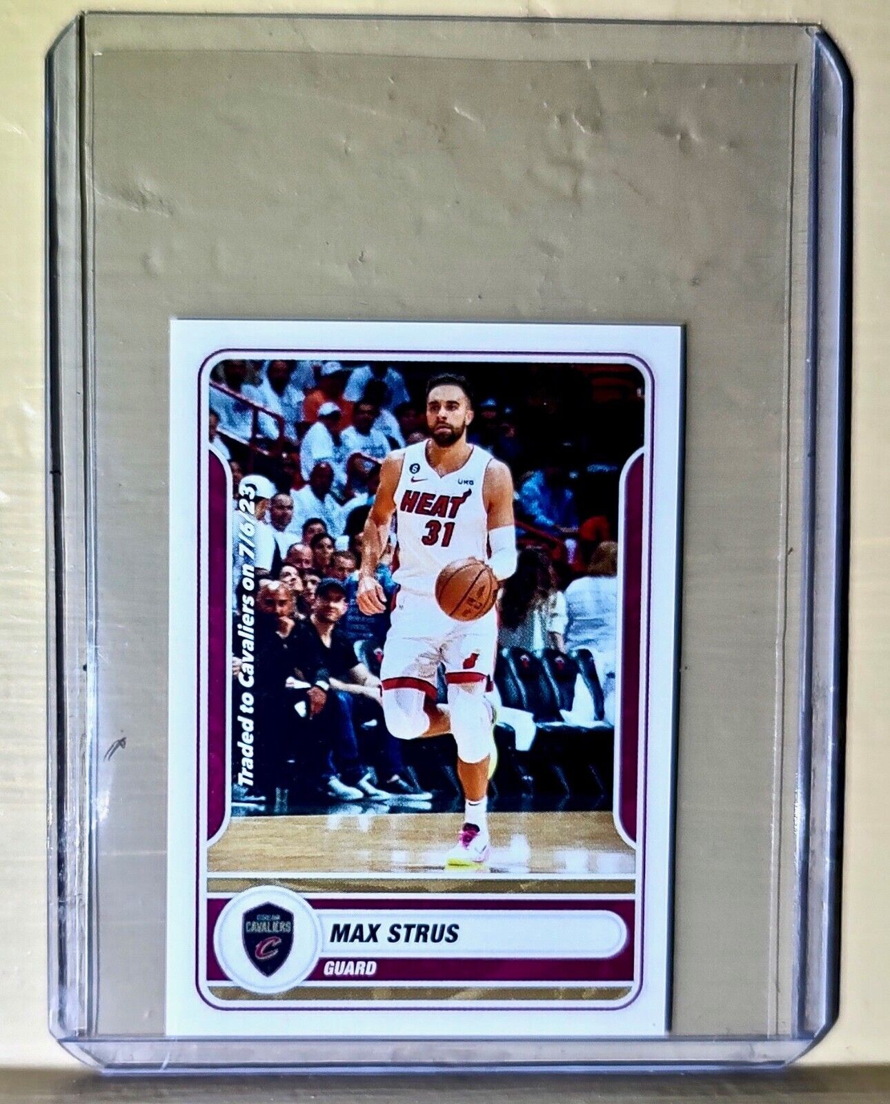 2023-24 Max Strus Panini NBA Basketball #173 Sticker Cavaliers