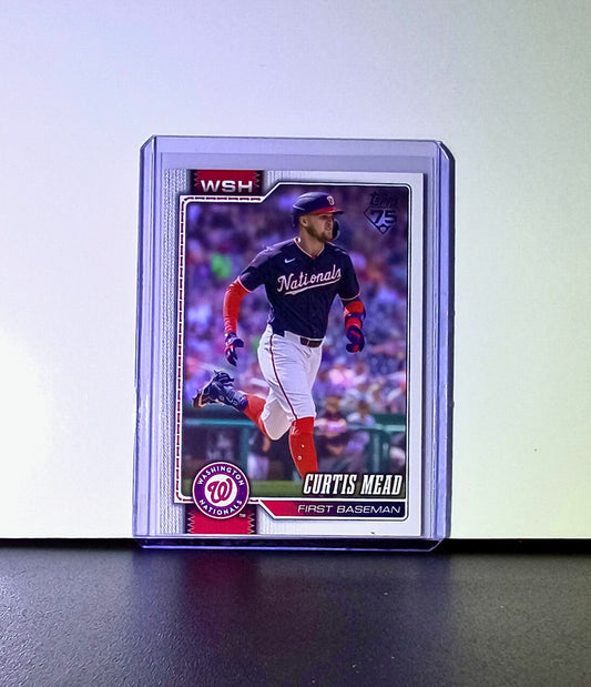 Curtis Mead 2026 Topps Update MLB #US9 Card Washington Nationals