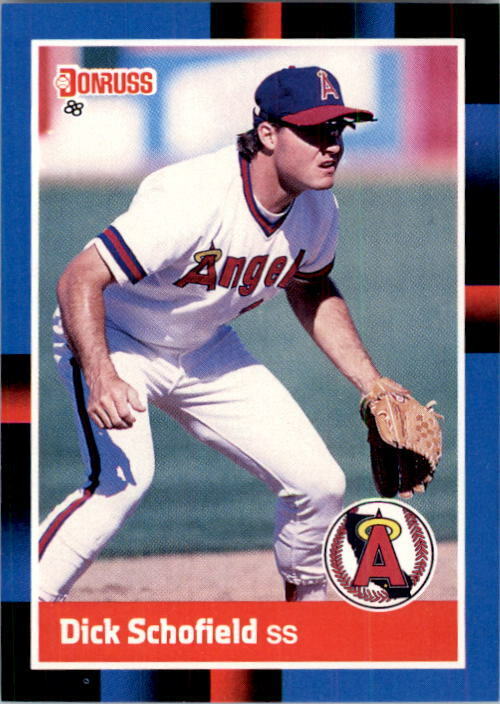 1988 Dick Schofield Donruss Baseball Card #233