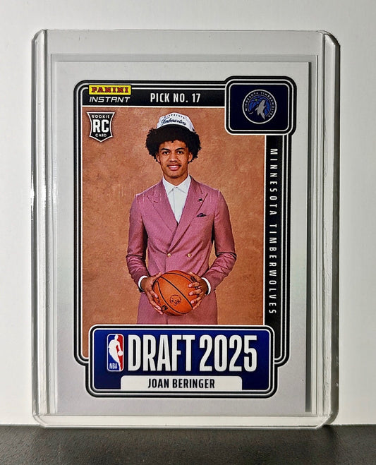 Joan Beringer Rookie 2025-26 Panini NBA #17 Draft Night Minnesota Timberwolves