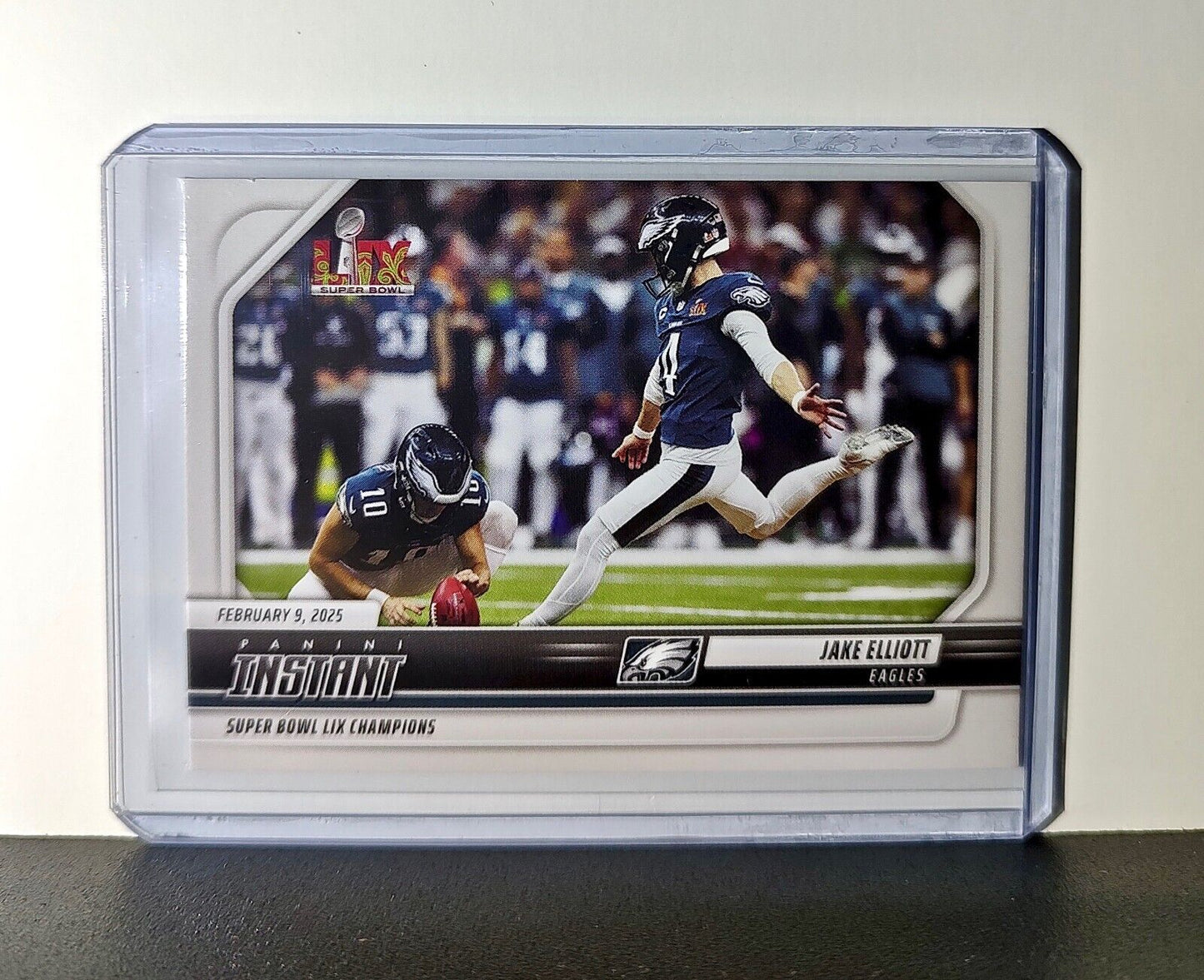 Jake Elliott 2024 Panini Super Bowl LIX Champions NFL #26 Football Card Eagles