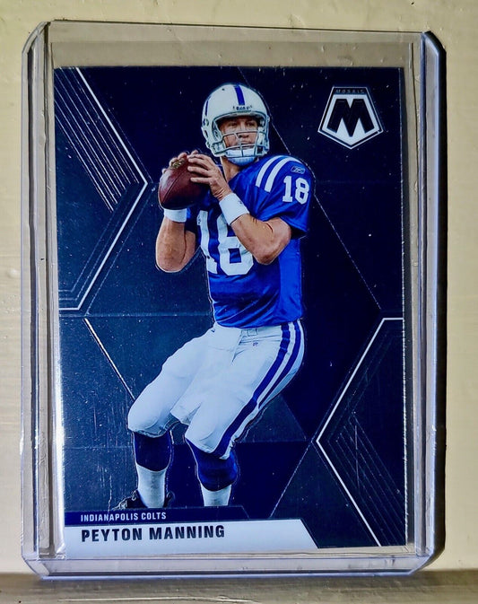 Peyton Manning 2020 Panini Mosaic Silver Football #90 NFL Card Colts