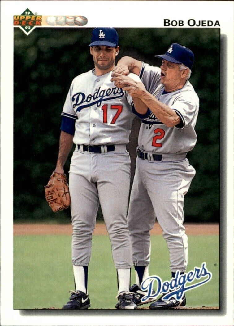 Bob Ojeda 1992 Upper Deck MLB #666 Baseball Card Los Angeles Dodgers