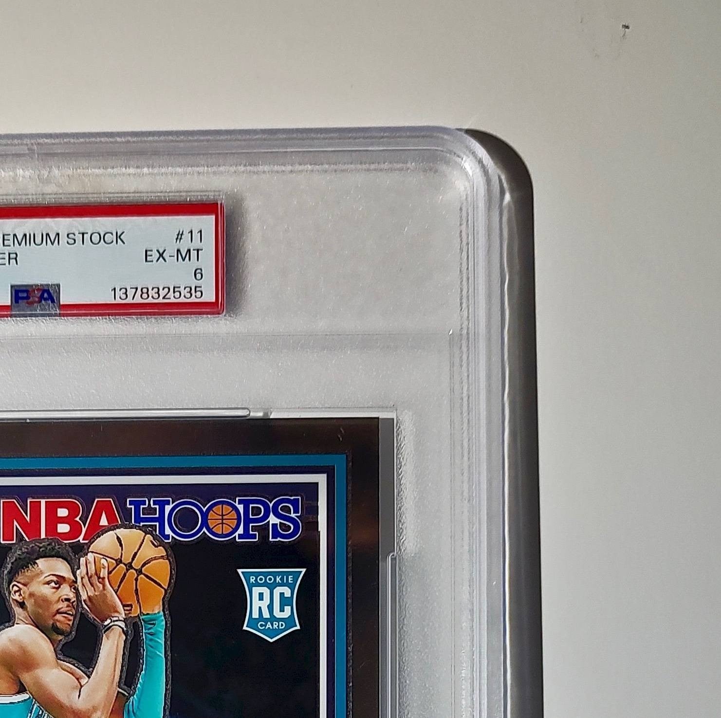 Brandon Miller 2023 Panini Premium Stock NBA Hoops #11 Jumbo Rookie PSA 6 EX-MT