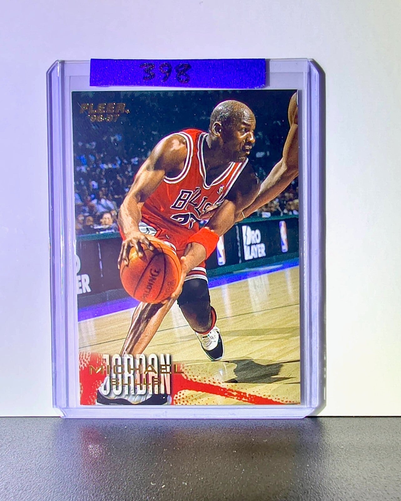 Michael Jordan 1996-97 Fleer 13 Basketball Card Chicago Bulls