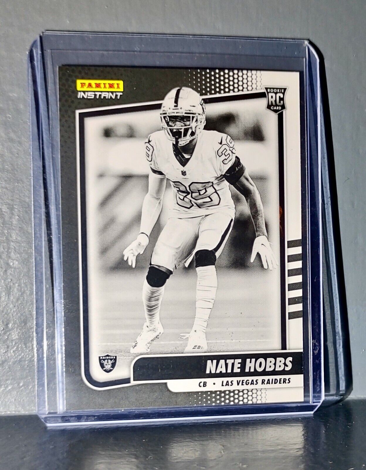 Nate Hobbs 2021 Panini NFL Black and White Rookies #44 Card 1/2728