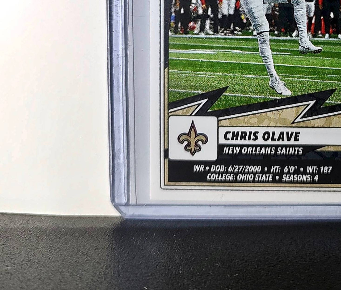 Chris Olave 2025 Panini NFL #458 Sticker New Orleans Saints