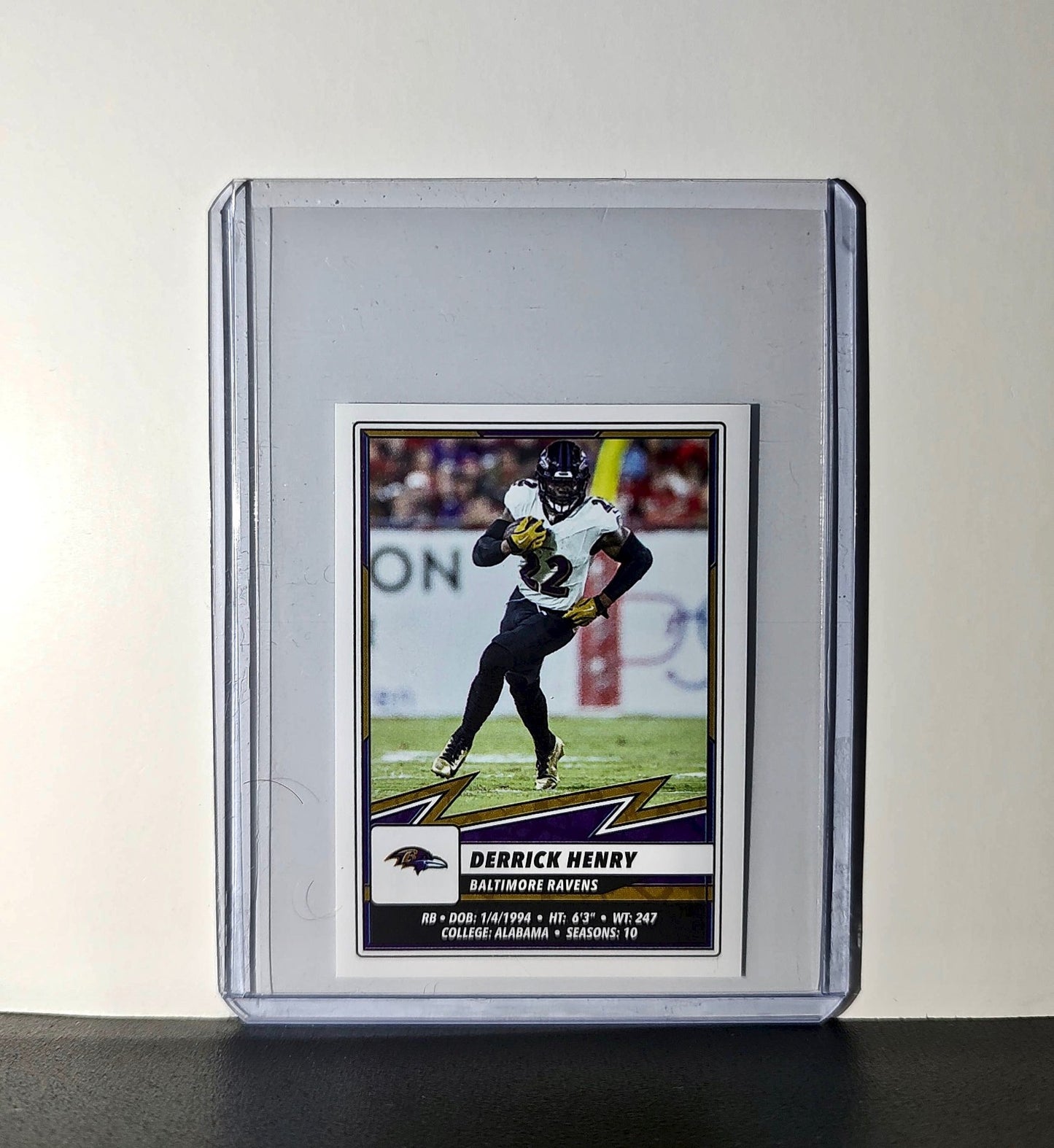 Derrick Henry 2025 Panini NFL #105 Sticker Baltimore Ravens