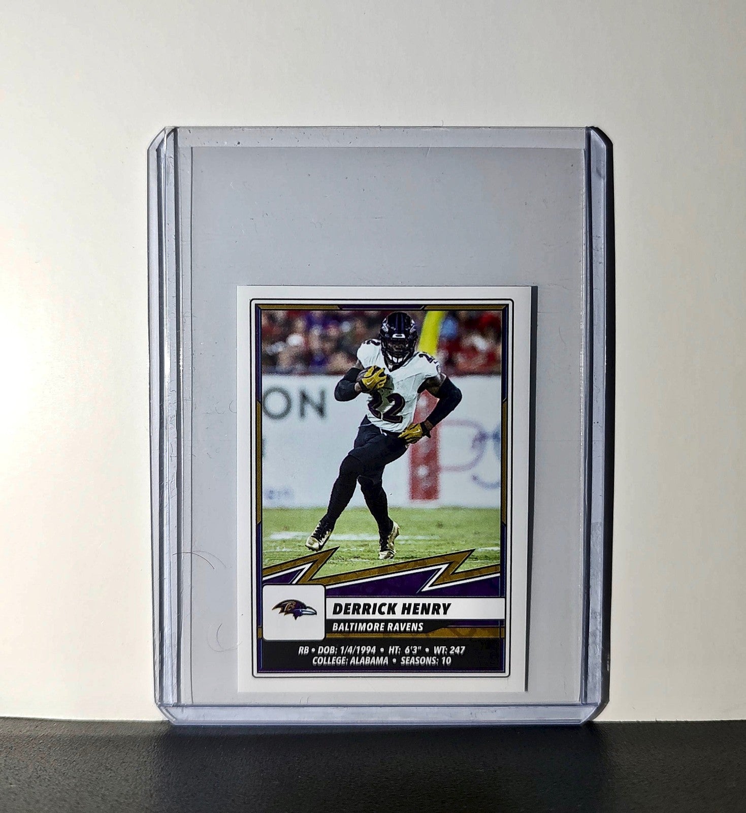 Derrick Henry 2025 Panini NFL #105 Sticker Baltimore Ravens