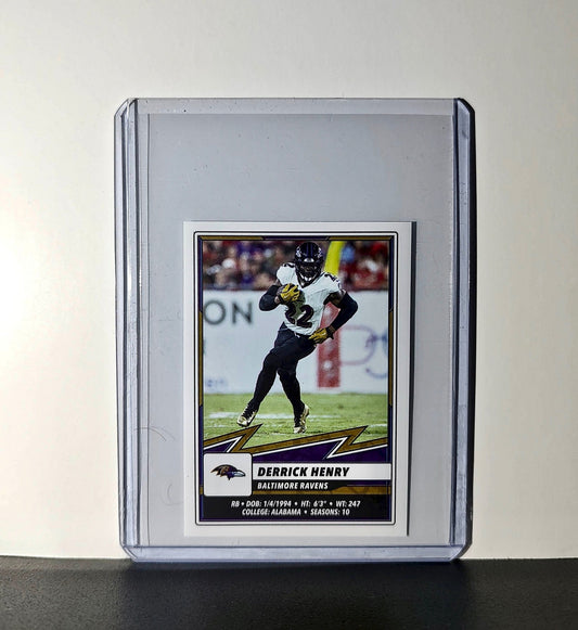 Derrick Henry 2025 Panini NFL #105 Sticker Baltimore Ravens