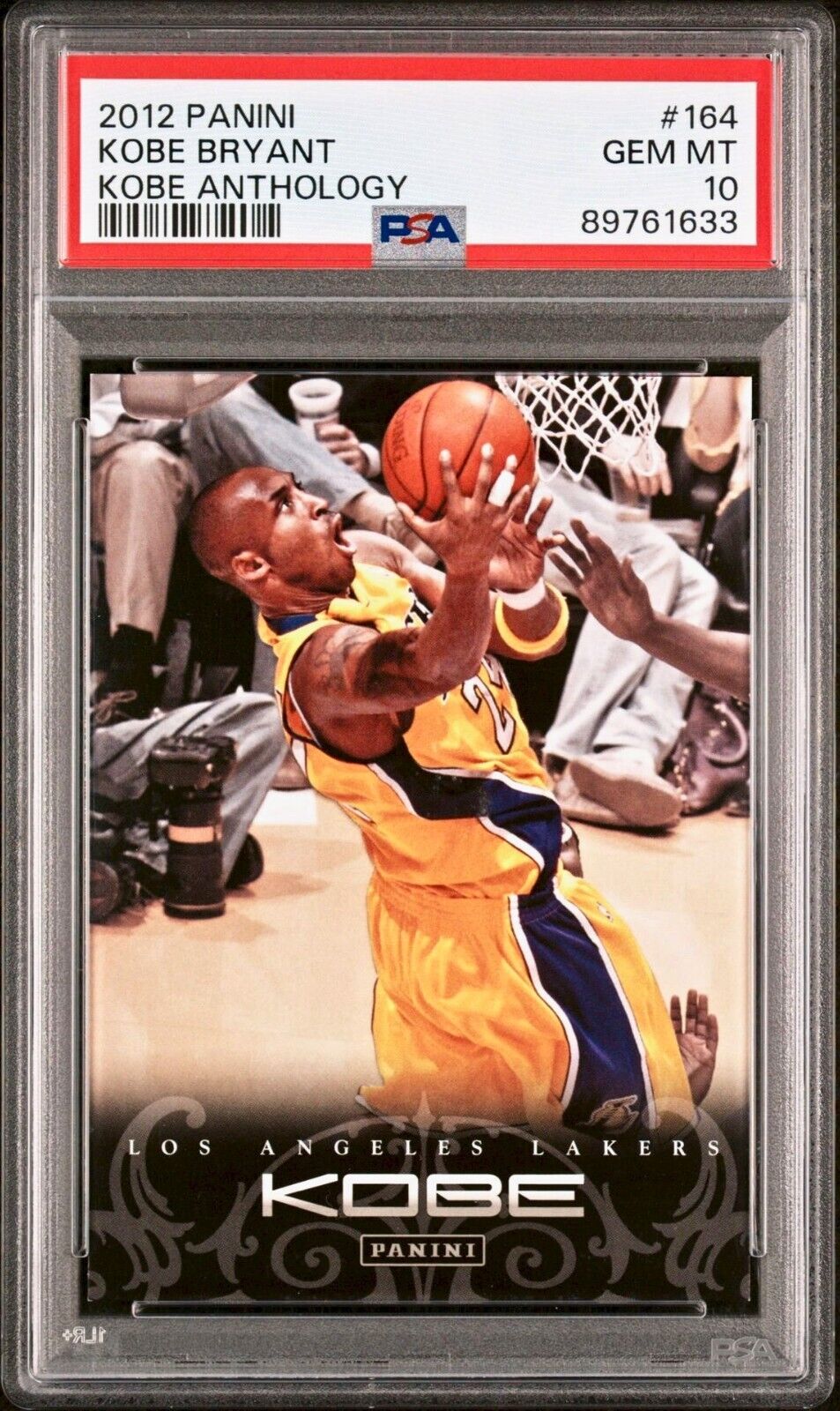 2012-13 Kobe Bryant Panini Kobe Anthology #164 Basketball Card PSA 10 GEM MINT