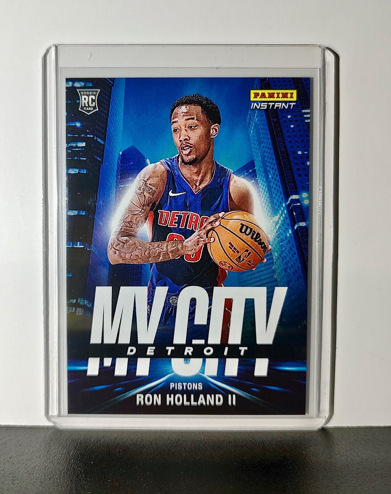 Ron Holland II Rookie 2024-25 Panini MyCity NBA #23 Basketball Pistons 1/268