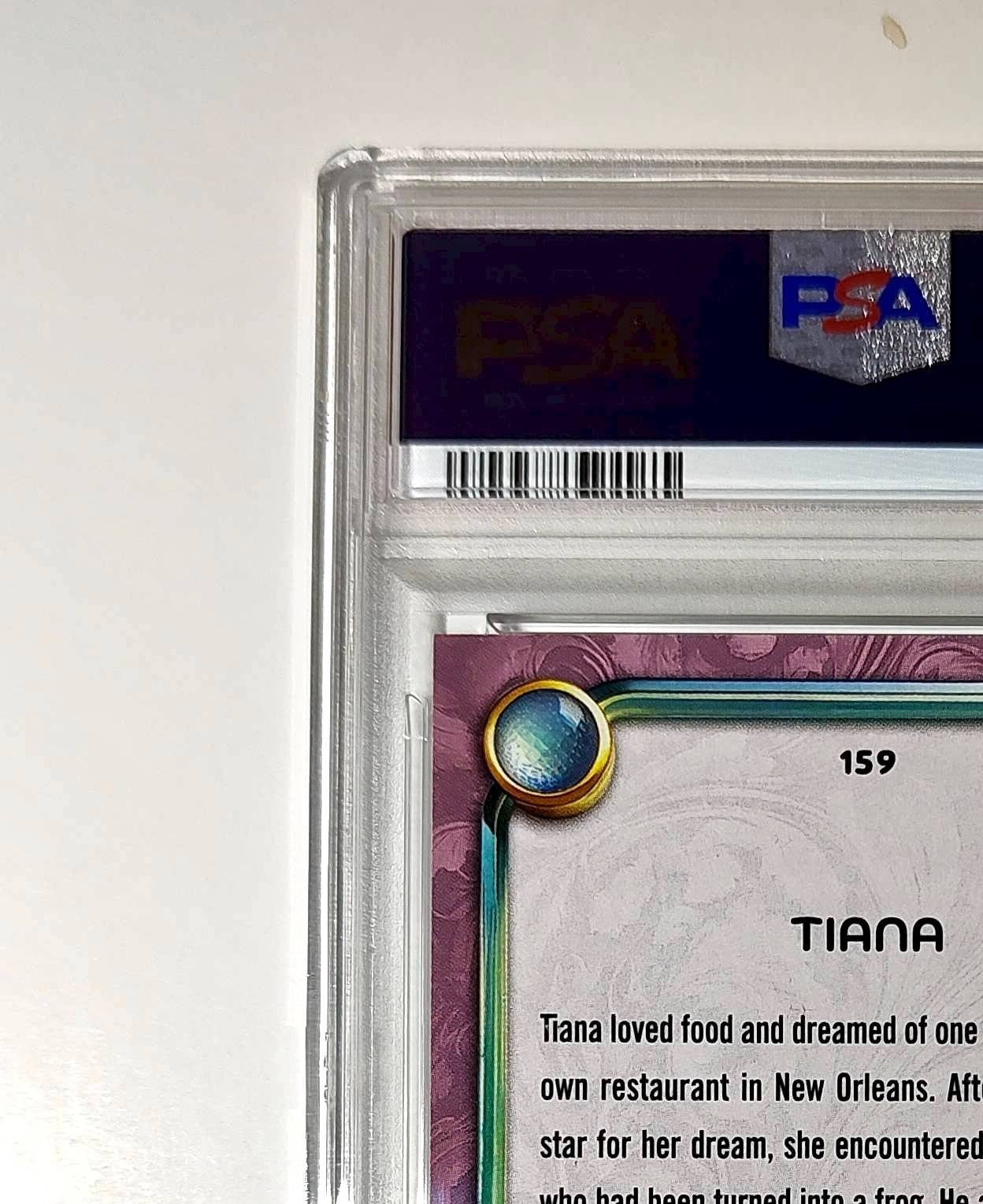 Tiana 2025 Topps Disney Cartoon Princess #159 Card PSA 9