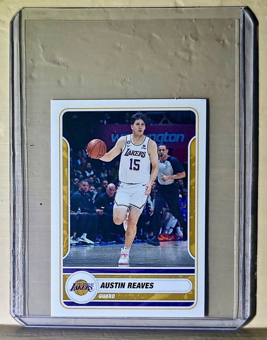 2023-24 Austin Reaves Panini NBA Basketball #365 Sticker Los Angeles Lakers