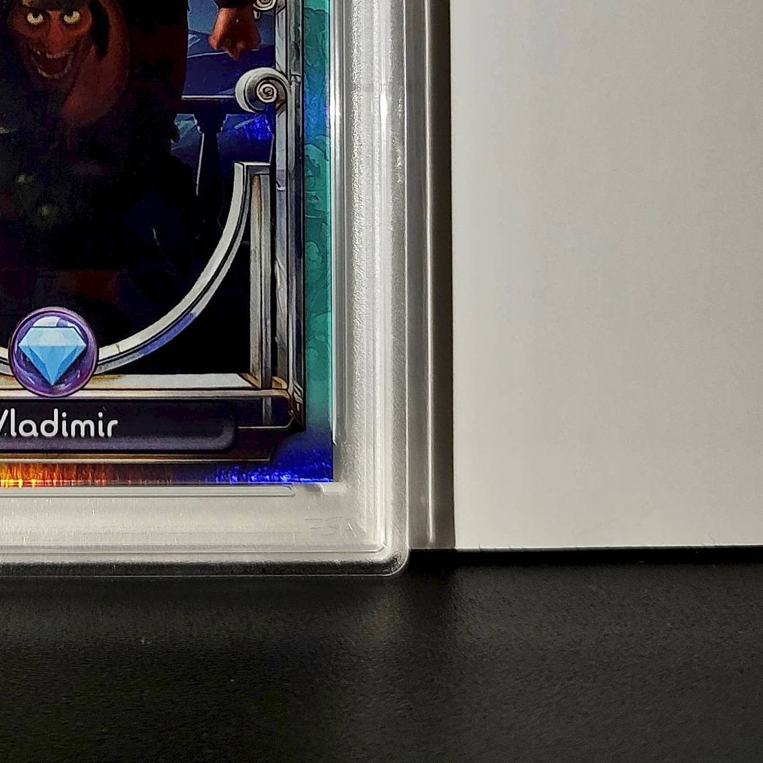 Vladimir 2025 Topps Disney Wonder #144 Diamond Card Tangled PSA 7