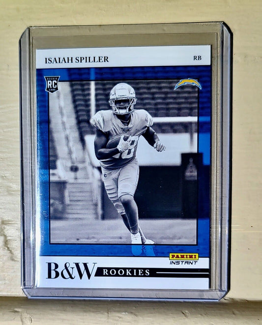 Isaiah Spiller 2022 Panini NFL Black & White Rookies #34 Football Card 1 of 649