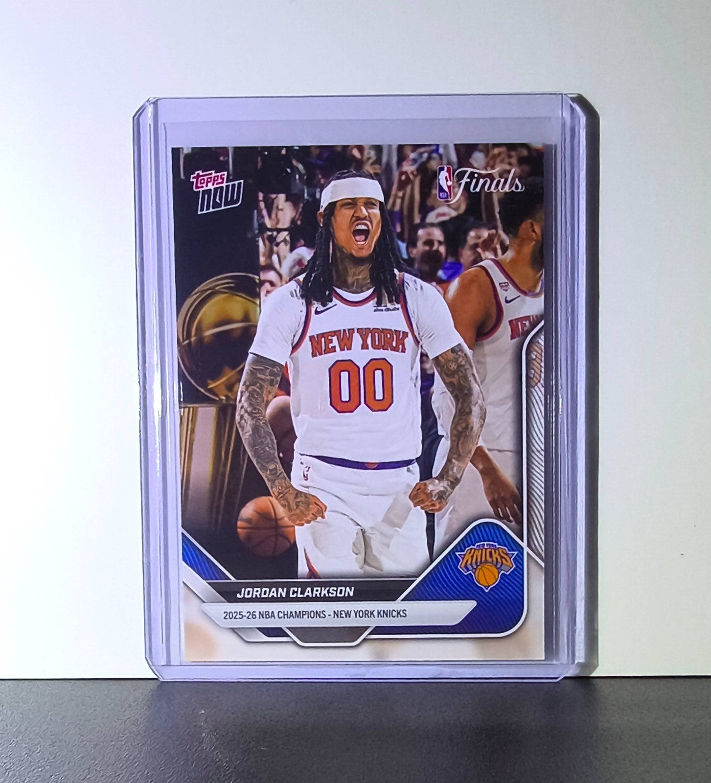 Jordan Clarkson 2026 Topps Now NBA Champions #C10 Card New York Knicks