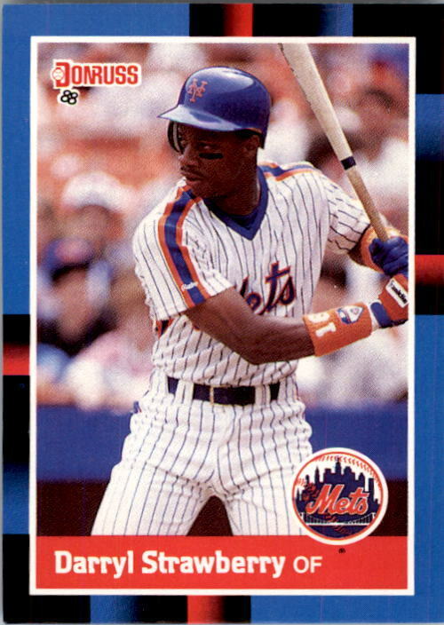 1988 Darryl Strawberry Donruss Baseball Card #439