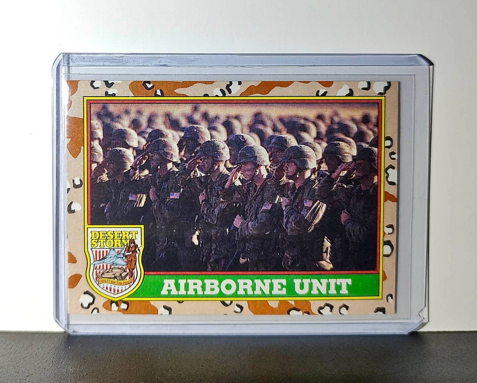 Airborne Unit 1991 Topps Desert Storm #68 Card