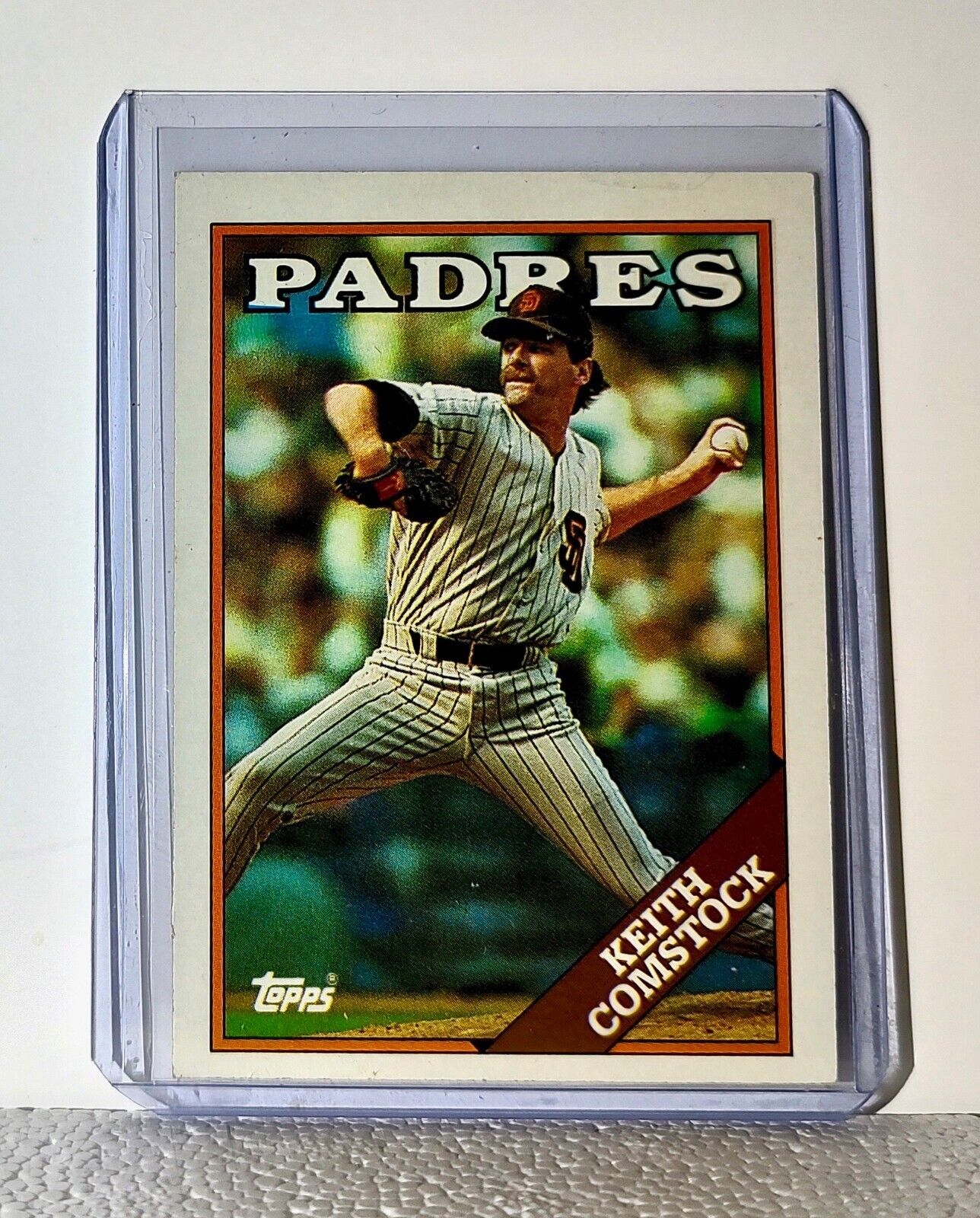 Keith Comstock 1989 Topps MLB #778 Baseball Card San Diego Padres