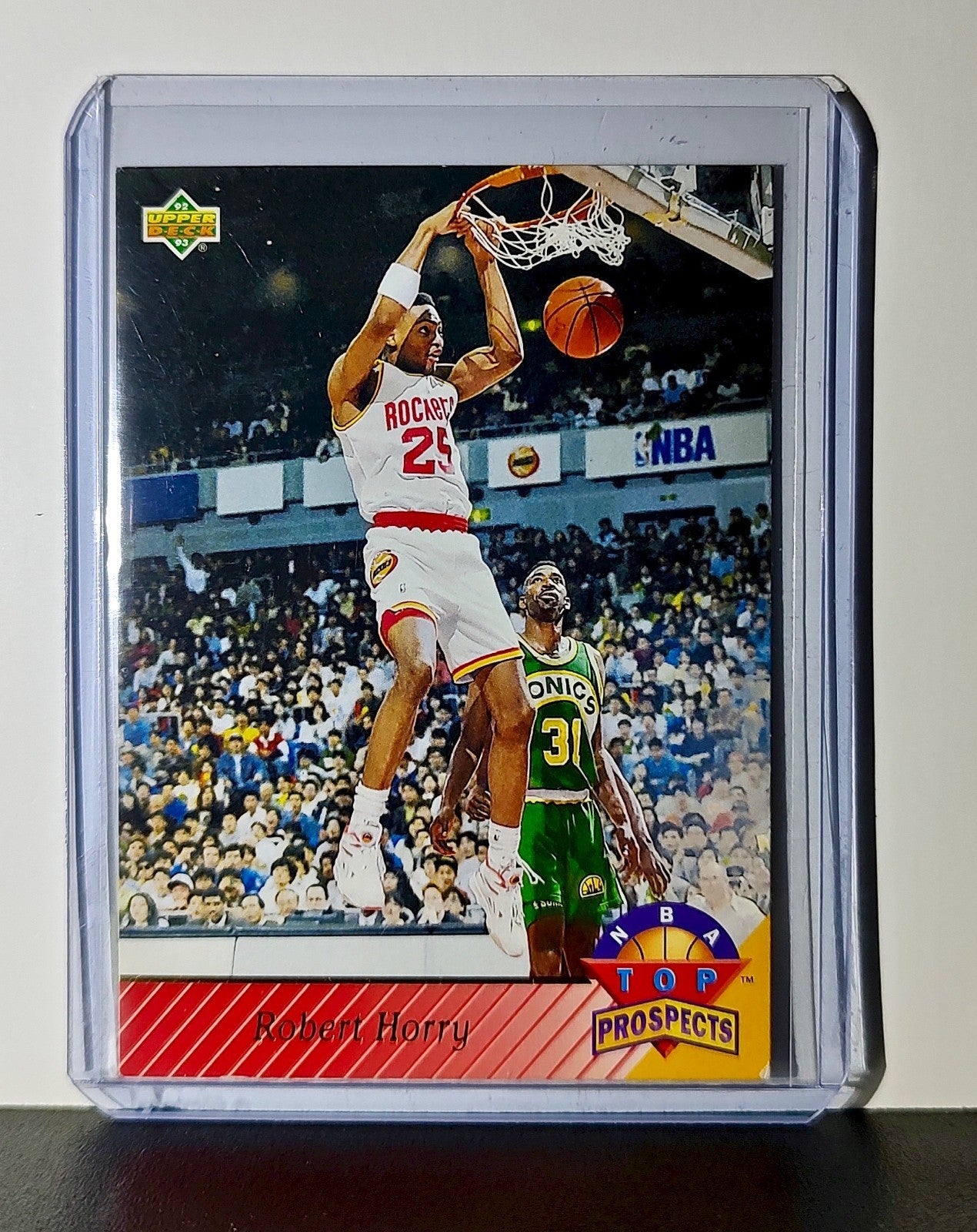 Robert Horry 1992-93 Upper Deck NBA #464 Top Prospect Card Houston Rockets