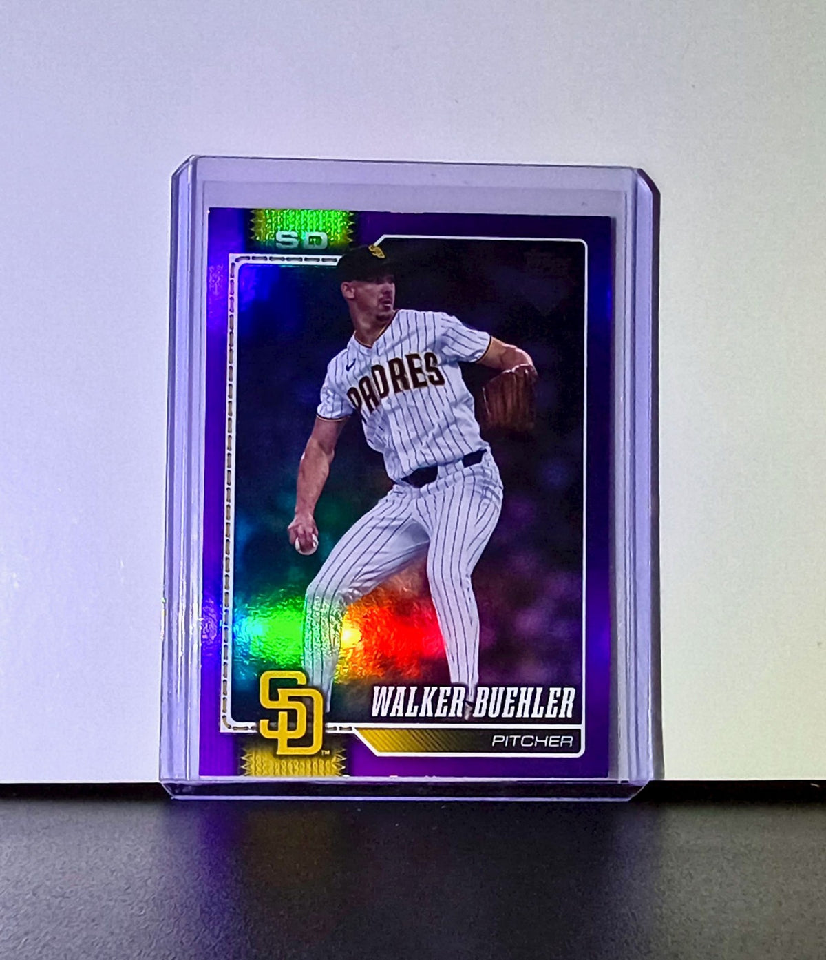 Walker Buehler 2026 Topps Update Purple Rainbow Foil MLB #US213 090/250 Padres