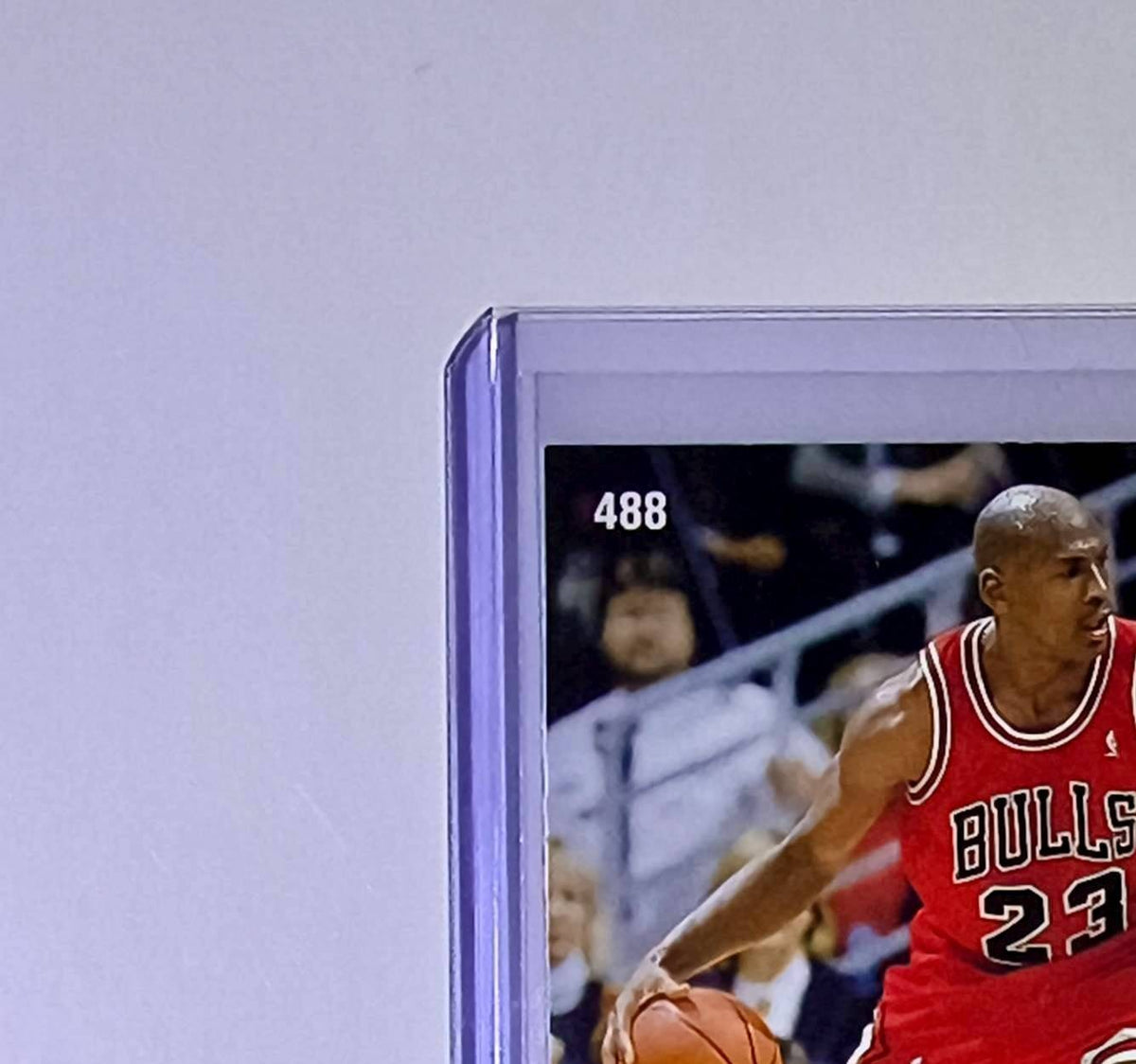 Michael Jordan 1992-93 Upper Deck Game Faces #488 Basketball Card Chicago Bulls