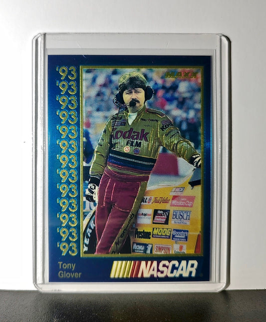 Tony Glover 1993 Maxx Premier Plus Racing #137 NASCAR Card Morgan-McClure