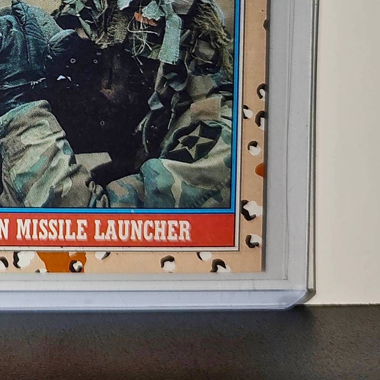 Dragon Missile Launcher 1991 Topps Desert Storm #105 Card